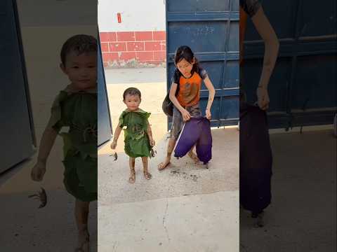 Big Sister Brings Back Goodies, Little Sister Follows!