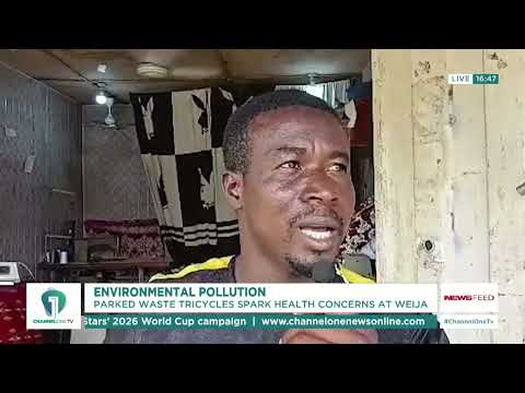 Residents Protest Refuse-Laden Tricycles Blocking Weija–McCarthy Junction Road