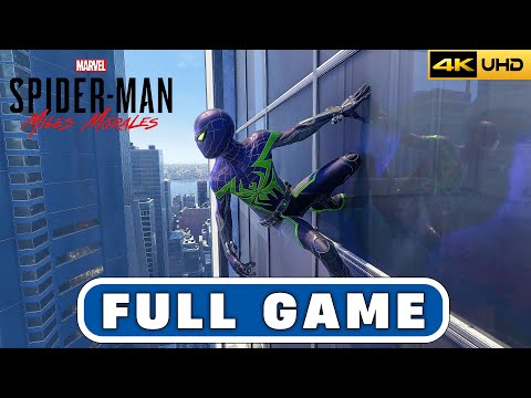 SPIDER-MAN MILES MORALES - Purple Reign Suit (RT NG+) Full Game [4K 60FPS PS5] (No Commentary)
