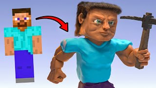 I remade Steve from Minecraft...
