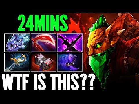WTF is This 1000+ GPM 1kill/min BH Full Slot Gameplay by Aui_2000 Dota 2