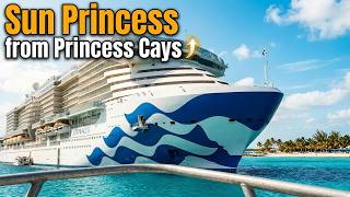 Princess Cays water transfer 4K POV | Sun Princess cruise adventure!