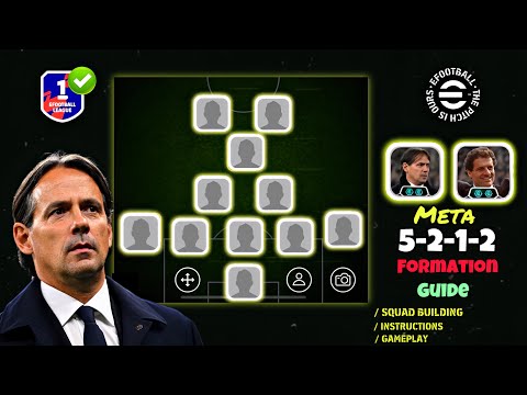 META 5-2-1-2 Long ball counter squad Building efootball 2026 mobile !! Must Try 