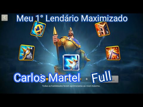 MEU PRIMEIRO COMANDANTE LENDÁRIO MAXIMIZADO - RISE OF KINGDOMS.