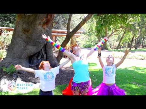 Rainbow Yogis - Earth and Sky Yoga for a gentle warm up!