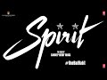 SPIRIT OneBadHabit Kannada PRABHAS Triptii D Vivek Oberoi Sandeep R Vanga Bhushan Kumar