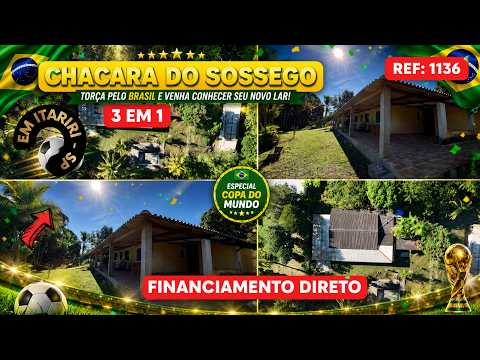 REF. 1136, CHACARA DO SOSSEGO EM PEDRO DE TOLEDO - SP