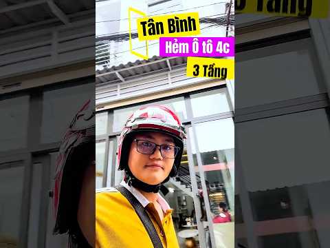 NHÀ 3 TẦNG – HẺM Ô TÔ ĐỖ CỬA – NGUYỄN PHÚC CHU, TÂN BÌNH – CHỈ 4.98 TỶ