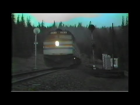 1115. AMTRAK # 14 at Tunnel # 3 by Cascade Summit Oregon  on May 27 1990  with 2 passenger engine mo