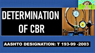 DETERMINATION OF CBR
