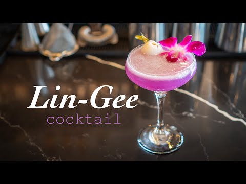 This amazing lychee cocktail is super easy to make!