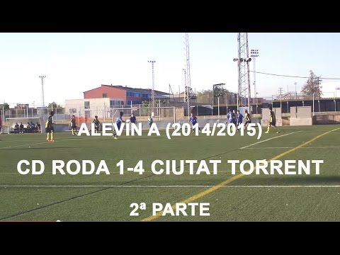 Alevín A (2014/2015): CD RODA 4-1 CIUTAT DE TORRENT SP - Parte II - OCT2014