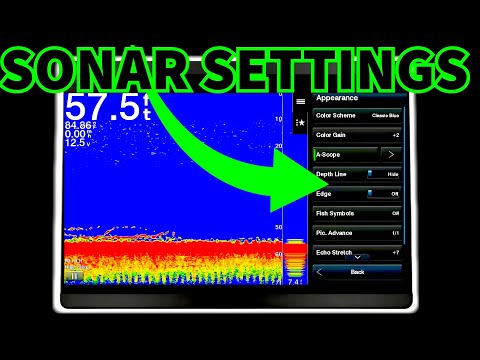 Garmin Marine Sonar Settings EXPLAINED!!