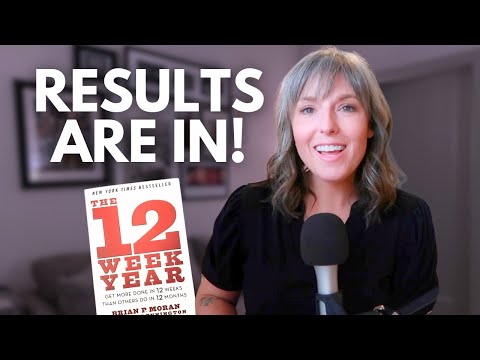 My 12 week year results! - Get More Done In 12 Weeks Than Others Do In 12 Months
