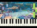 piano tutorial "FINDING NEMO" MAIN THEME, Pixar, 2003, with free sheet music (pdf)
