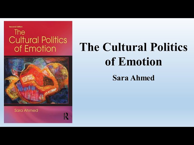 Vídeo relacionado con Cultural Politics of Emotion (English Edition)