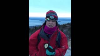 A dark climb up Cadillac mountain