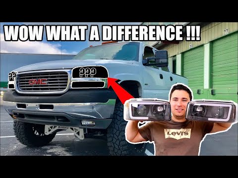 Installing New C Shaped Spyder Headlights On My Truck - Full DIY