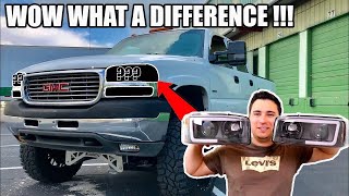 Installing New C Shaped Spyder Headlights On My Truck - Full DIY