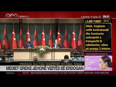 Edicioni informativ - 14 Janar 2022 - Ora 09:00 - Ora News