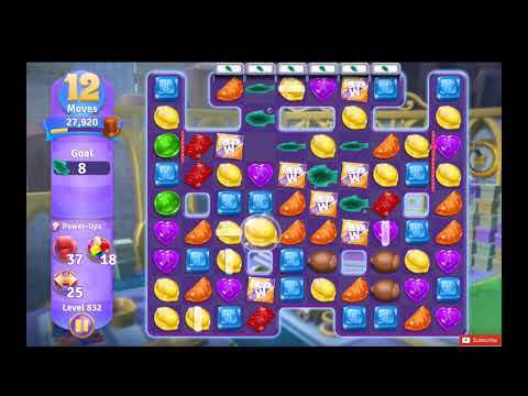 Wonka's World of Candy Level 832 NO BOOSTERS - A S GAMING ✔