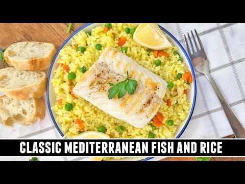CLASSIC Mediterranean Fish and Rice | Heart-Healthy 30 Minute Recipe