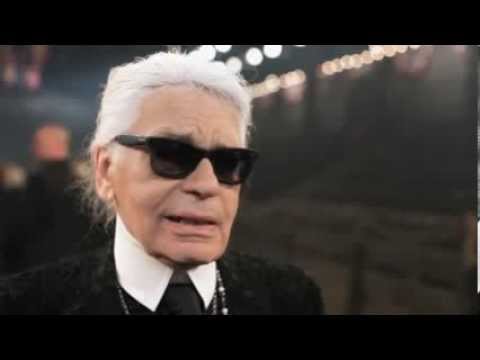 Karl Lagerfeld talks about the Chanel Métiers D'Art Paris-Dallas 2013-14 collection
