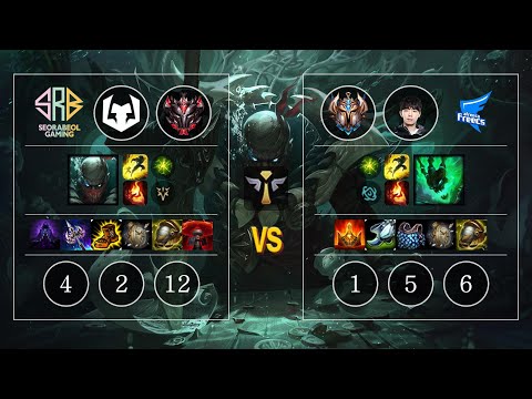 SRB Harp Pyke vs AF Ben Thresh Sup - KR GrandMaster Patch 10.10