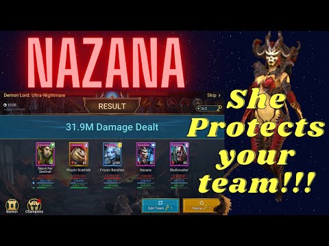 PROTECT your team with NAZANA! | Clan Boss guide [RAID: Shadow Legends]