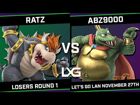 Ratz (Bowser) vs ABZ9000 (K.Rool/Duck Hunt) - LXG Let's Go LAN November 27th