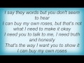 Lorrie Morgan - I Can Buy My Own Roses Lyrics