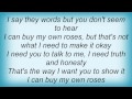 Lorrie Morgan - I Can Buy My Own Roses Lyrics