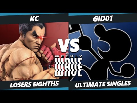 Weekly Wave 23 Top 8 - GID01 (Game & Watch) Vs. KC (Kazuya, Terry) SSBU Ultimate Tournament