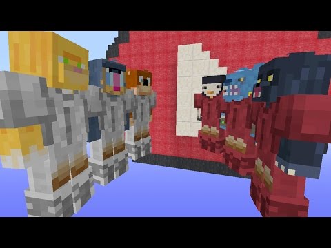SB737 - Minecraft Xbox - Team Sky Wars - YouTubers Vs Subscribers