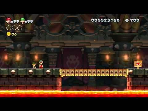 New Super Mario Bros U - 100% Walkthrough Co-op - Parte 18 di 22