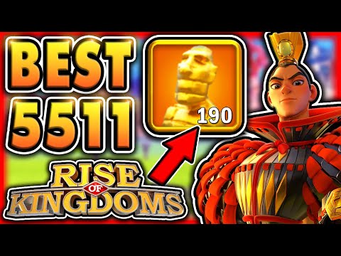 NEW Best 5511 Legendary Commanders in Rise of Kingdoms 2023