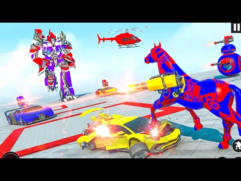 Horse Flying Robot Car Transform War