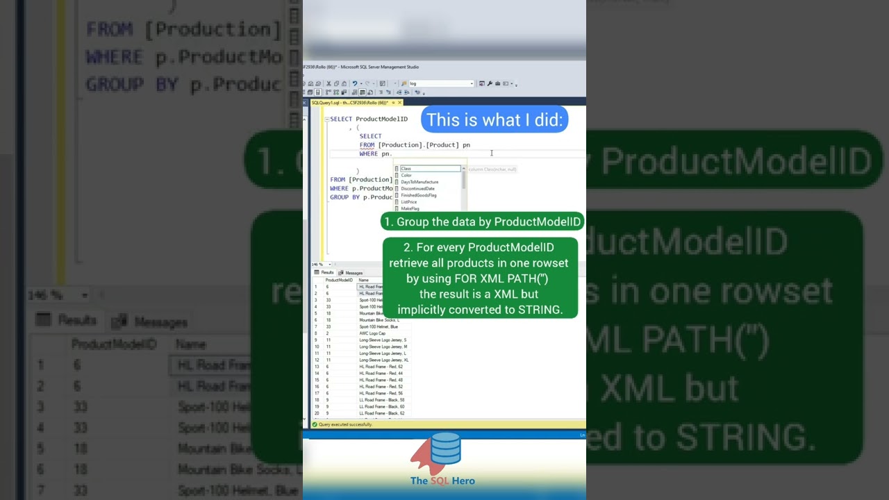 This SQL trick will blow your mind #SQL #sqlserver #dba #ssms #database #data #dataanalytics #dev