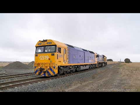 D731V Pacific National Light Engines G519 X48 (4/3/2022) - PoathTV Australian Trains & Railways