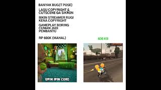Download lagu Upin Ipin UNIVERSE vs GTA Upin Ipin 🔥 #windahbasudara #miawaug #gta #gtasa #gamersmedan #upinipin mp3