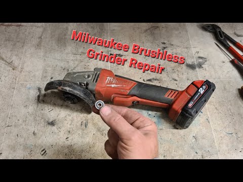 How to repair a Milwaukee M18 ONESAG115XPDB Brushless Grinder.