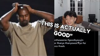 Jason Reacts to AI Kanye Singing Goodbye Yujin