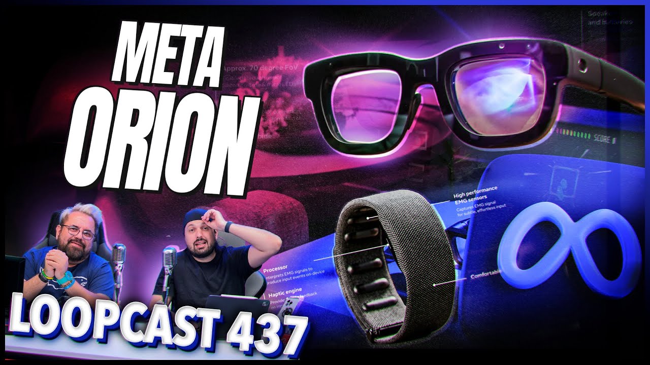 Meta ORION: o VERDADEIRO ÓCULOS de Realidade Aumentada! Loopcast 437!