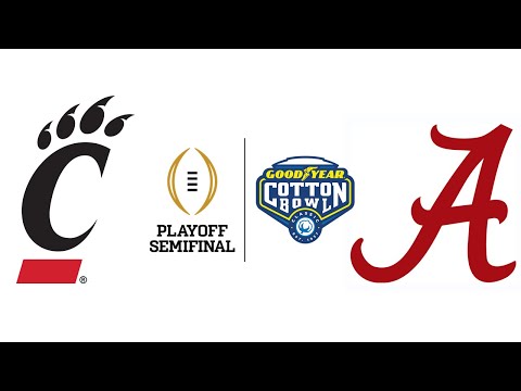 2021 CFP Semifinal, Cotton Bowl, #4 Cincinnati vs #1 Alabama (Highlights)