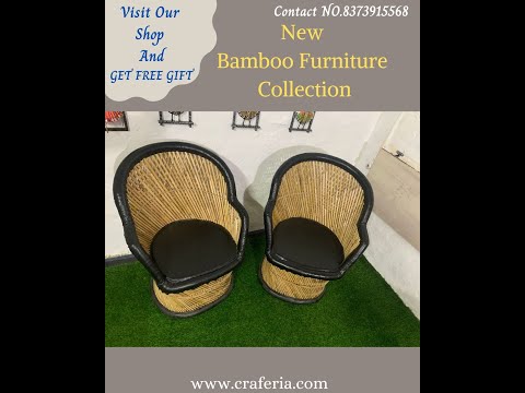 Bamboo  Mudha Arm Chair Set for Indoor /Outdoor use