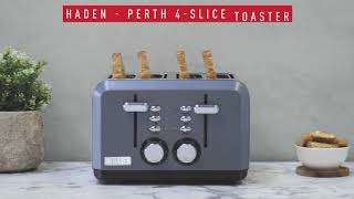 Haden Perth 4-Slice, Wide Slot Toaster
