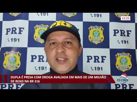 Dupla é presa pela PRF com R$ 1 Milhão em drogas em Lagoa do Piauí 17 12 2020
