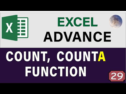 Using COUNT Function and COUNTA Function In Excel ✍️ Microsoft Excel For Accounting | Tips & Tricks Video