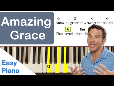 Amazing Grace Easy Piano
