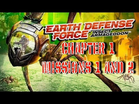 Earth Defense Force Insect Armageddon "STORY MODE" Chapter 1 Missions 1-2
